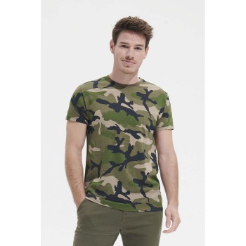 SOL'S CAMO vīriešu maskēšanās raksta T-krekls SOL'S CAMO vīriešu maskēšanās raksta T-krekls