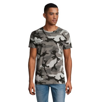 SOL'S CAMO vīriešu maskēšanās raksta T-krekls SOL'S CAMO vīriešu maskēšanās raksta T-krekls