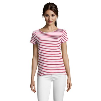 SOL'S MILES striped T-shirt, women's