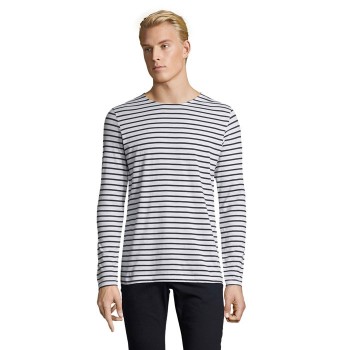 SOL'S MARINE striped long sleeve T-shirt, men's