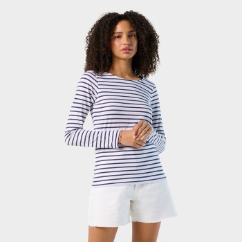 SOL'S MARINE striped long sleeve T-shirt, women's