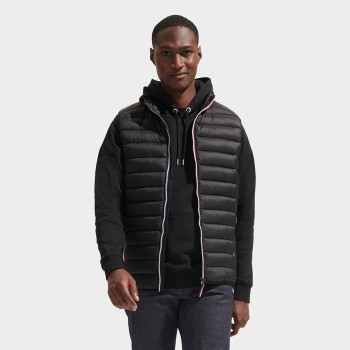 SOL'S VICTOIRE BW viegla vīriešu dūnu veste