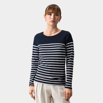 SOL'S MATELOT LSL striped long sleeve T-shirt, women's