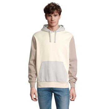 SOL'S COLLINS trīskrāsu hūdijs, unisex