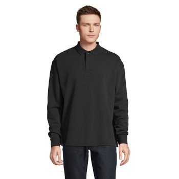 SOL'S HERITAGE polo collar sweatshirt, unisex
