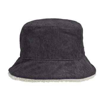 SOL'S BUCKET 2IN1 divpusēja velveta un šerpas panama cepure