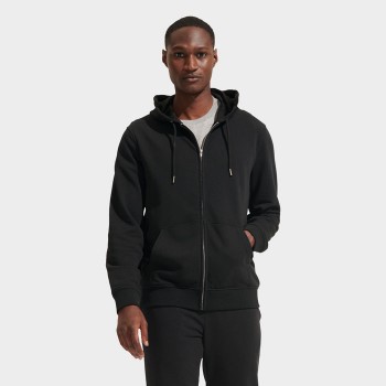 SOL'S CALIPSO organiskās kokvilnas hūdijs ar rāvējslēdzēju, unisex