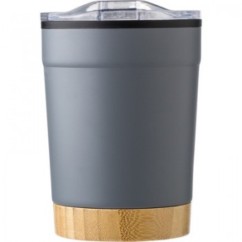 Thermo mug 300 ml with bamboo detail