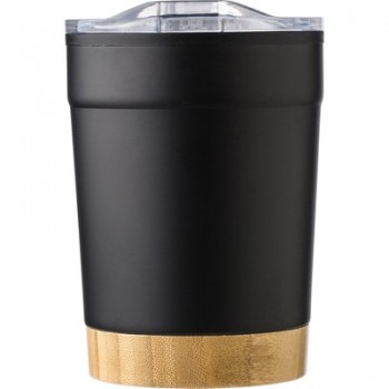 Thermo mug 300 ml with bamboo detail
