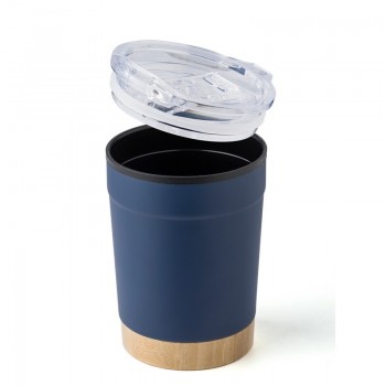 Thermo mug 300 ml with bamboo detail