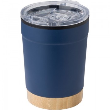 Thermo mug 300 ml with bamboo detail