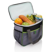 Cooler bag, big main compartment with zipper, mesh pocket on side AIV9947-06