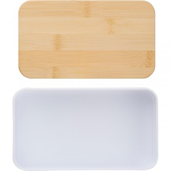 Lunch boxes, 2x400 ml, bamboo lid, cutlery