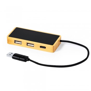Bamboo USB and USB type C hub