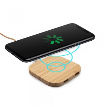 Bamboo wireless charger 10W B'RIGHT | Jazzlyn