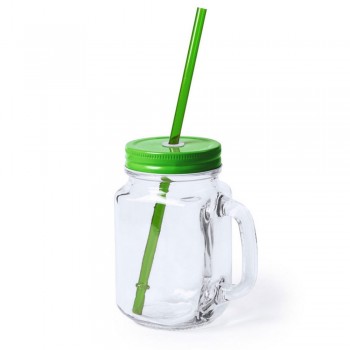 Drinking jar 500 ml with straw AIV8983-06