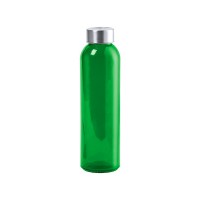 Glass sports bottle 500 ml, transparent finish, stainless steel cap AIV0855-06