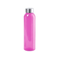 Glass sports bottle 500 ml, transparent finish, stainless steel cap AIV0855-31