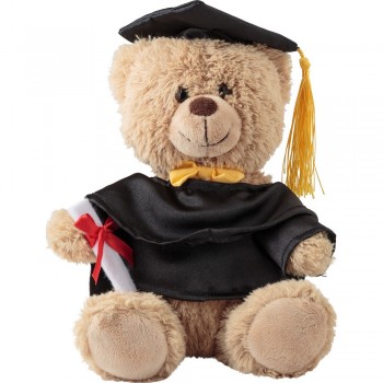 Plush graduation bear
