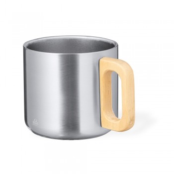 Recycled stainless steel mug 400 ml
