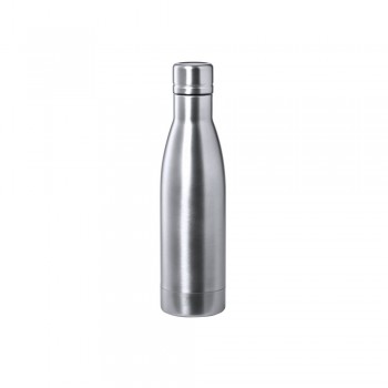 Thermo bottle 500 ml, stainless steel double walled, copper vacuum insulation, stainless steel inside and outside, thermal insulation scale: 4 +leakproof AIV0971-32
