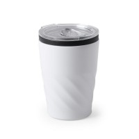 Thermo mug 350 ml with plastic lid, stainless steel double walled AIV0033-02 Thermo mug 350 ml with plastic lid, stainless steel double walled AIV0033-02