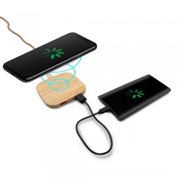 Bamboo wireless charger 10W B'RIGHT | Jazzlyn