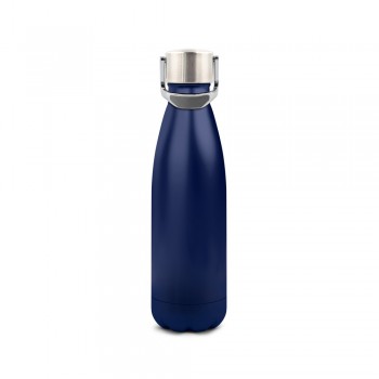 Air Gifts thermo bottle 500 ml with foldable handle, double vacuum walled, stainless steel inside and outside, packed in gift box, shiny finish, thermal insulation scale: 4 +leakproof AIV0843-04