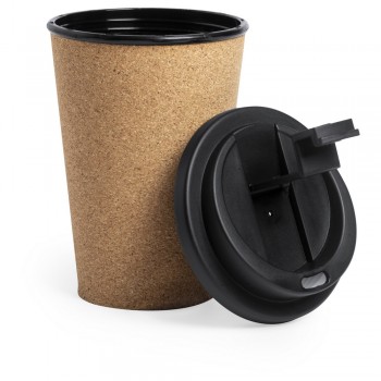 Cork travel mug 400 ml with lid AIV0884-00 Cork travel mug 400 ml with lid AIV0884-00