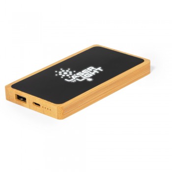 Bamboo power bank 5000 mAh