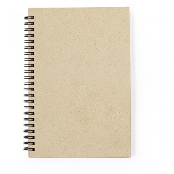 Notebook approx. A5 made from grass paper