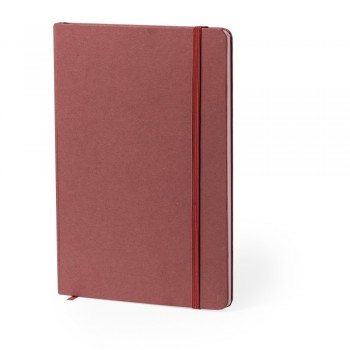 Notebook approx. A5 made from recycled cardboard and fruit paper