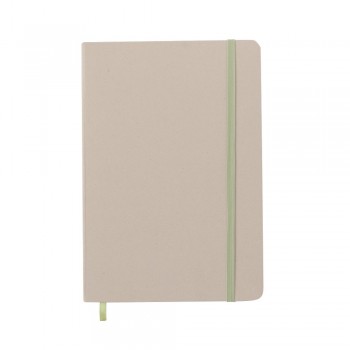 Notebook approx. A5 made from recycled cardboard and fruit paper