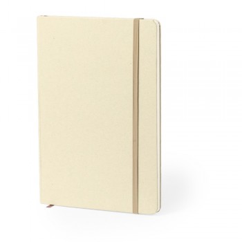 Notebook approx. A5 made from recycled cardboard and fruit paper