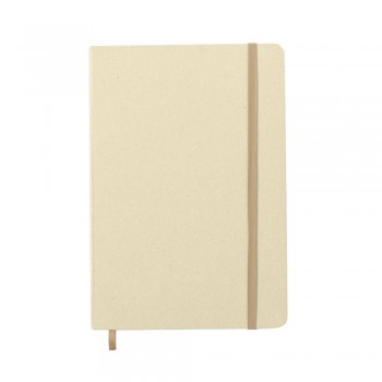 Notebook approx. A5 made from recycled cardboard and fruit paper