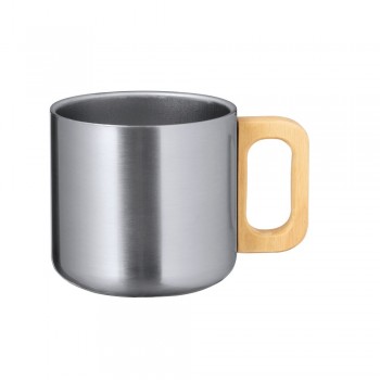 Recycled stainless steel mug 400 ml