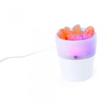 Humidifier, multicolour light, Himalayan salt stones