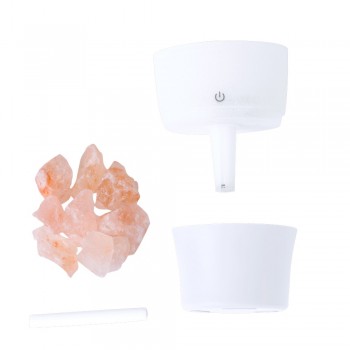 Humidifier, multicolour light, Himalayan salt stones