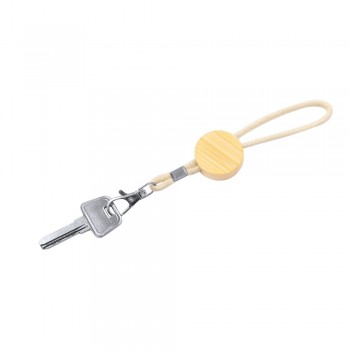 Keyring, bamboo detail