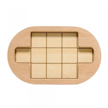 Wooden skill game, 9 pcs