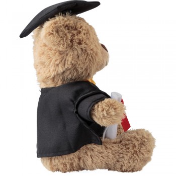 Plush graduation bear