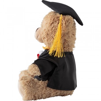 Plush graduation bear