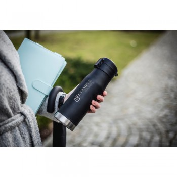 Mauro Conti thermo mug 600 ml, lid with lock, copper vacuum insulation, double vacuum walled, stainless steel inside and outside, easy to use push open/close system, suitable for single hand operation, packed in gift box, thermal insulation scale: 4 +leak Mauro Conti thermo mug 600 ml, lid with lock, copper vacuum insulation, double vacuum walled, stainless steel inside and outside, easy to use push open/close system, suitable for single hand operation, packed in gift box, thermal insulation scale: 4 +leak