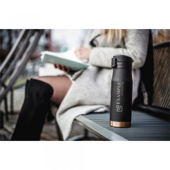 Mauro Conti thermo mug 600 ml, lid with lock, copper vacuum insulation, double vacuum walled, stainless steel inside and outside, easy to use push open/close system, suitable for single hand operation, packed in gift box, thermal insulation scale: 4 +leak Mauro Conti thermo mug 600 ml, lid with lock, copper vacuum insulation, double vacuum walled, stainless steel inside and outside, easy to use push open/close system, suitable for single hand operation, packed in gift box, thermal insulation scale: 4 +leak