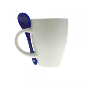 Ceramic mug 300 ml with spoon AIV5269-04 Ceramic mug 300 ml with spoon AIV5269-04