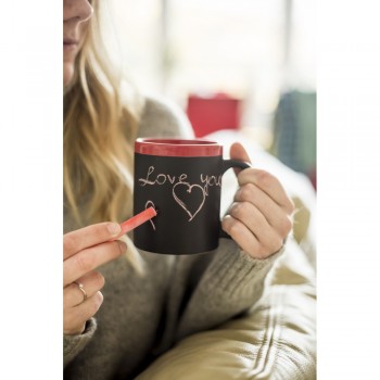 Ceramic mug for drawing 300 ml, chalk | Hayes AIV5479-05 Ceramic mug for drawing 300 ml, chalk | Hayes AIV5479-05