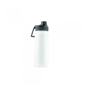 Air Gifts thermo bottle 600 ml with foldable handle, copper vacuum insulation, double vacuum walled, stainless steel inside and outside, packed in gift box, mat finish, thermal insulation scale: 4 +leakproof AIV6975-02