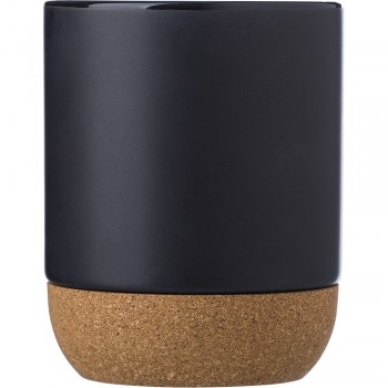 Ceramic mug 420 ml, cork detail AIV6985-03 Ceramic mug 420 ml, cork detail AIV6985-03