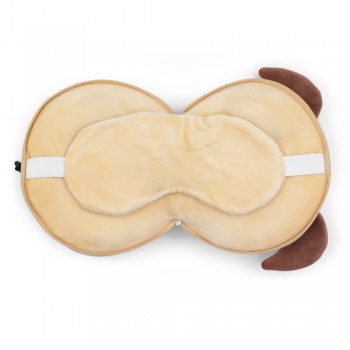 Plush dog, travel pillow, eye mask | Atta