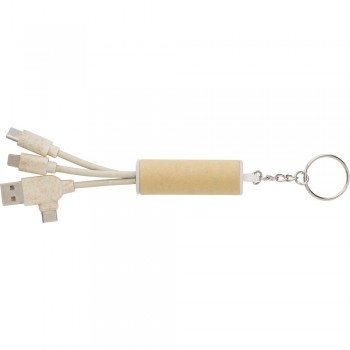 Charging cable, keyring
